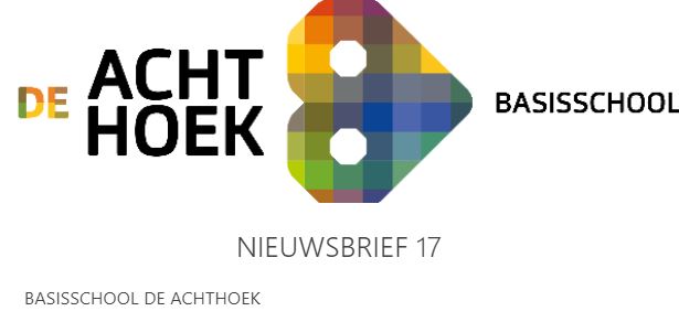 Nieuwsbrief 17 - 1 juli 2020